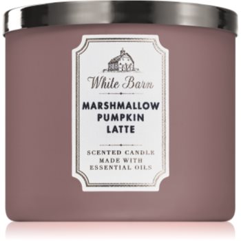 Bath & body works marshmallow pumpkin latte lumânare parfumată