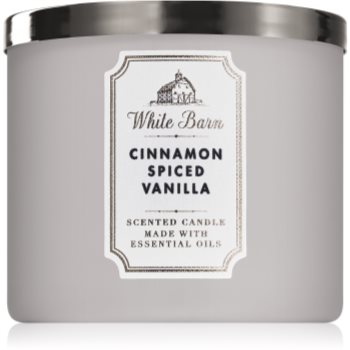 Bath & body works cinnamon spiced vanilla lumânare parfumată