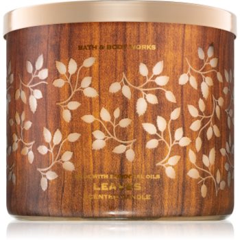 Bath & body works leaves lumânare parfumată i.