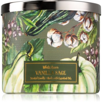 Bath & body works vanilla sage lumânare parfumată