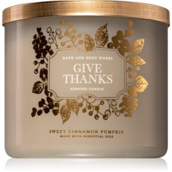 Bath & body works sweet cinnamon pumpkin lumânare parfumată i. (give thanks)