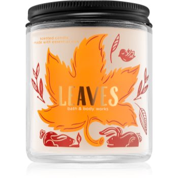 Bath & body works leaves lumânare parfumată iii