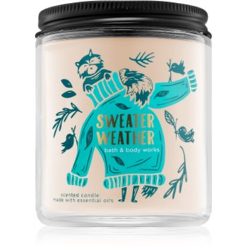 Bath & body works sweater weather lumânare parfumată i.