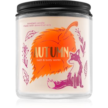 Bath & body works autumn lumânare parfumată i.