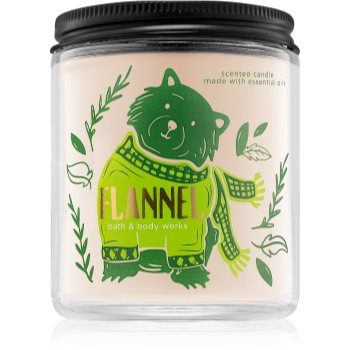 Bath & body works flannel lumânare parfumată vii.