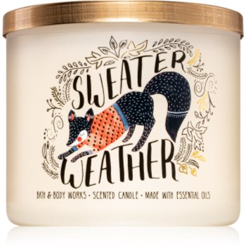 Bath & body works sweater weather lumânare parfumată ii.