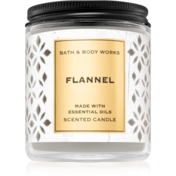 Bath & body works flannel lumânare parfumată viii.