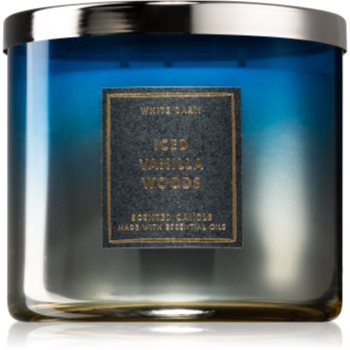 Bath & body works iced vanilla woods lumânare parfumată