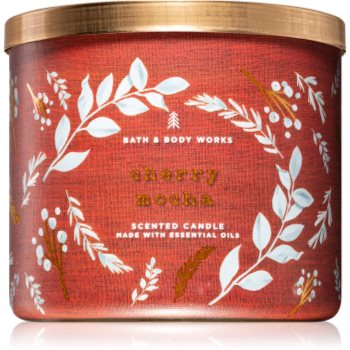 Bath & body works cherry mocha lumânare parfumată
