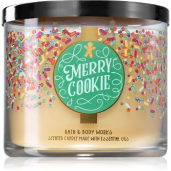 Bath & body works merry cookie lumânare parfumată