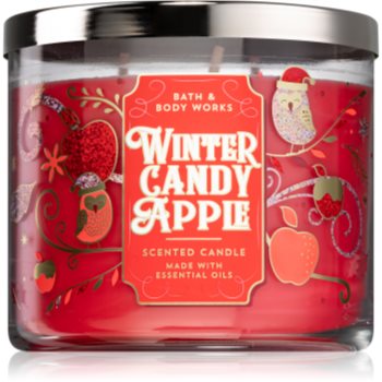 Bath & body works winter candy apple lumânare parfumată i.