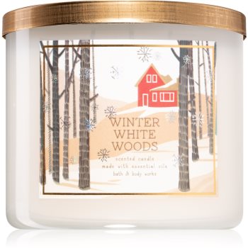 Bath & Body Works Winter White Woods lumânare parfumată