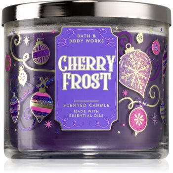 Bath & body works cherry frost lumânare parfumată