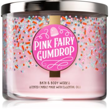 Bath & body works pink fairy gumdrop lumânare parfumată