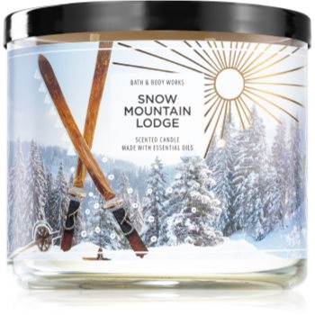 Bath & body works snow moutain lodge lumânare parfumată
