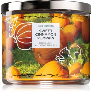 Bath & body works sweet cinnamon pumpkin lumânare parfumată ii.