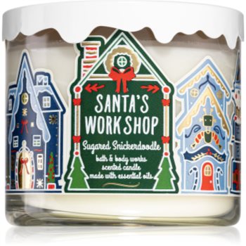 Bath & body works sugared snickerdoodle lumânare parfumată (santa's workshop)