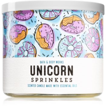 Bath & body works unicorn sprinkles lumânare parfumată i.
