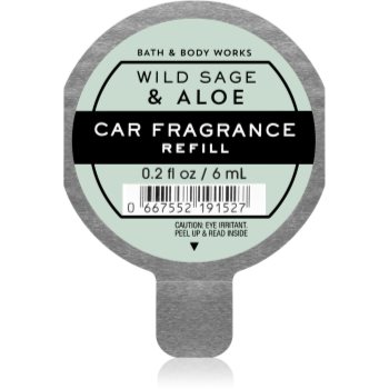 Bath & body works wild sage & aloe parfum pentru masina refil