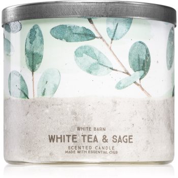 Bath & Body Works White Tea& Sage lumânare parfumată