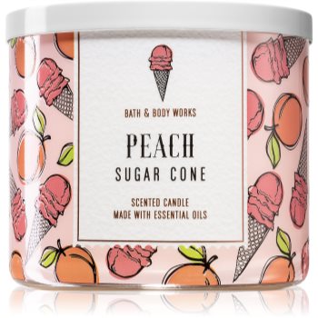 Bath & body works peach sugar cone lumânare parfumată