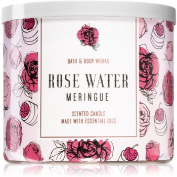 Bath & Body Works Rose Water Meringue lumânare parfumată
