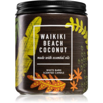 Bath & Body Works Waikiki Beach Coconut lumânare parfumată