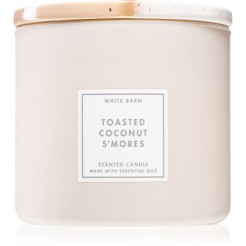 Bath & body works toasted coconut s´mores lumânare parfumată