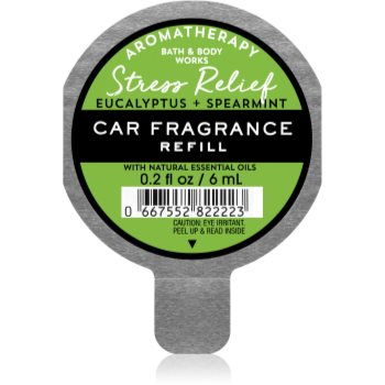 Bath & Body Works Stress Relief Eukalyptus Spearmint parfum pentru masina rezervă