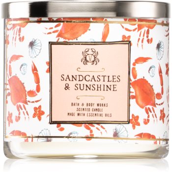 Bath & Body Works Sandcastles & Sunshine lumânare parfumată