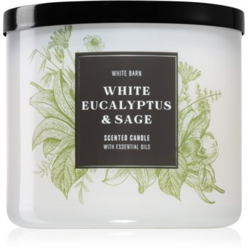 Bath & Body Works White Eucalyptus & Sage lumânare parfumată I.