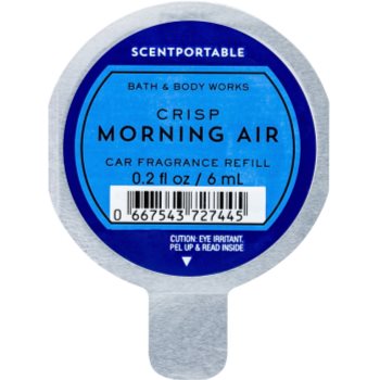 Bath & Body Works Crisp Morning Air parfum pentru masina 6 ml Refil