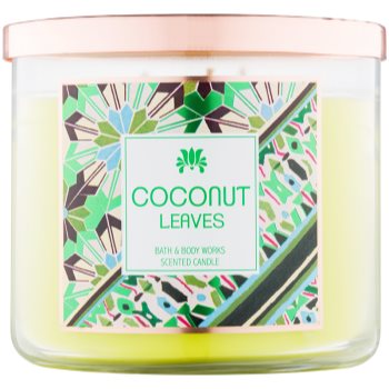 Bath & Body Works Coconut Leaves lumanari parfumate 411 g