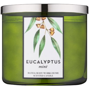 

Bath & Body Works Eucalyptus Mint ароматизована свічка 411 гр