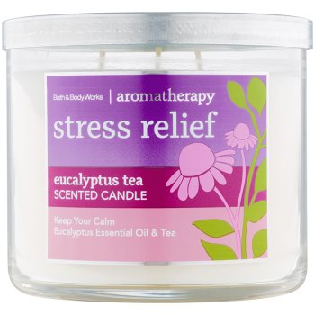 

Bath & Body Works Stress Relief Eucalyptus Tea ароматизована свічка 411 гр