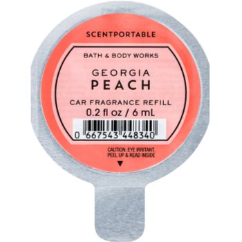 

Bath & Body Works Georgia Peach aромат для авто 6 мл запасний наповнювач