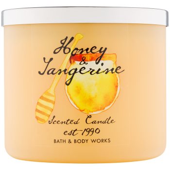 

Bath & Body Works Honey & Tangerine ароматизована свічка 411 гр