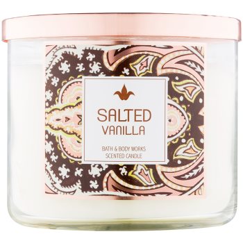 

Bath & Body Works Salted Vanilla ароматизована свічка 411 гр