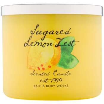 

Bath & Body Works Sugared Lemon Zest ароматизована свічка 411 гр