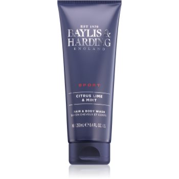 Baylis & harding men's citrus lime & mint 2 in 1 gel de dus si sampon