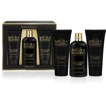 Baylis & Harding Men\'s Black Pepper and Ginseng set cadou I.