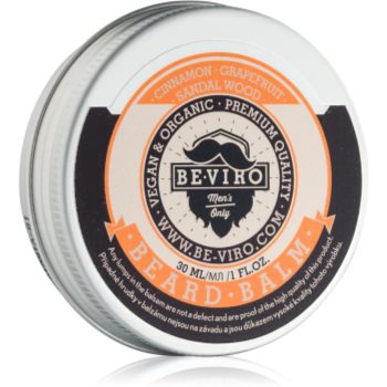 Beviro Men\'s Only Grapefruit, Cinnamon, Sandal Wood balsam pentru barba