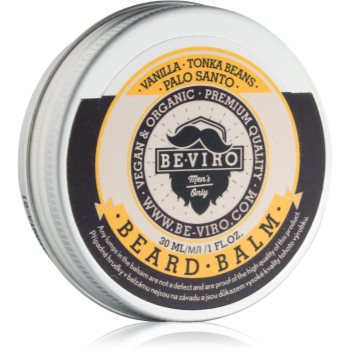 Beviro men's only vanilla, tonka beans, palo santo balsam pentru barba