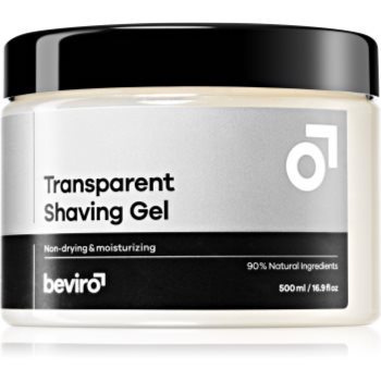 Beviro transparent shaving gel gel pentru bărbierit pentru barbati