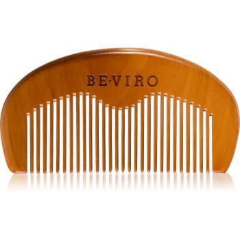 Beviro men's only grooming pieptene din lemn pentru barba