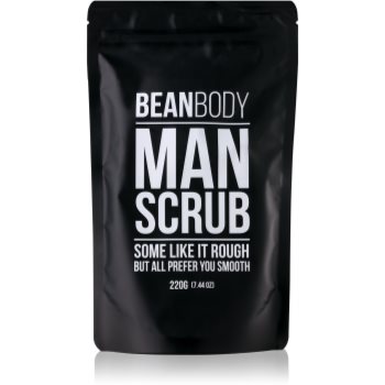 Bean Body Man exfoliant de corp pentru matifiere pentru barbati