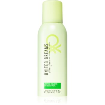 Benetton united dreams for her live free deospray pentru femei