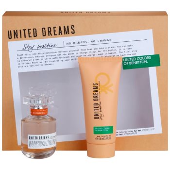 

Benetton United Dream Stay Positive подарунковий набір II. Туалетна вода 50 ml + Молочко для тіла 100 ml