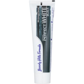 Beverly hills formula perfect white black pasta de dinti albire cu cărbune activ pentru o respiratie proaspata