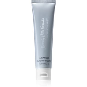 Beverly hills formula professional white advanced silver whitening pasta de dinti cu efect de albire si particule de argint